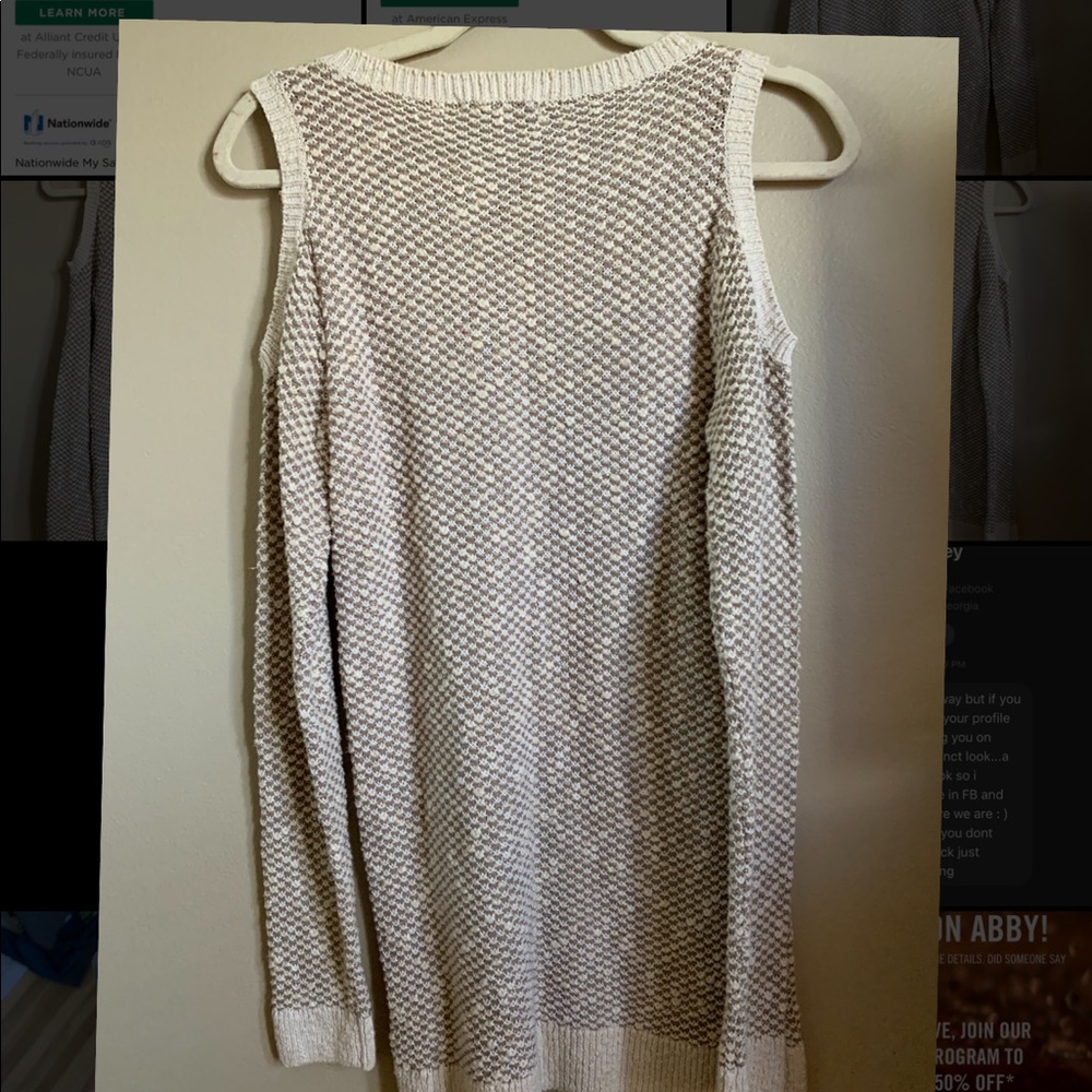 Westport 1962 cold shoulder sweater